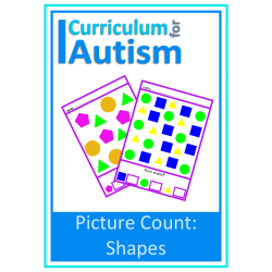 Shapes Picture Count 1-10 Autism Special Education Basic Concepts